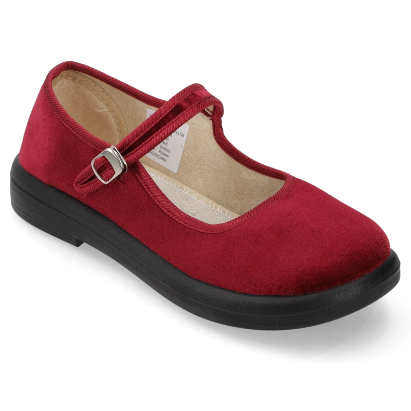 BALLERINA ROJO NEW WALK VELVET - 1