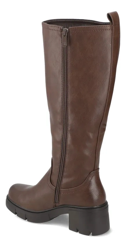 BOTA MUJER TACO ANCHO 5 CM CAFE  NEW WALK - 5