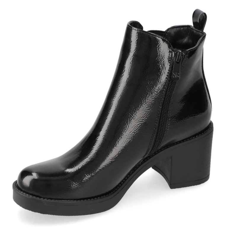 BOTIN TACO ANCHO 5 CM NEGRO NEW WALK - 5