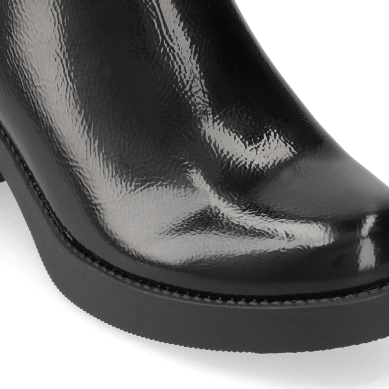 BOTIN TACO ANCHO 5 CM NEGRO NEW WALK - 6