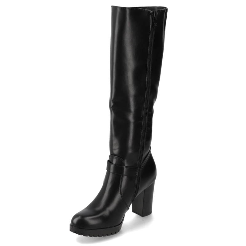 BOTA TACO ANCHO NEGRO NEW WALK - 3