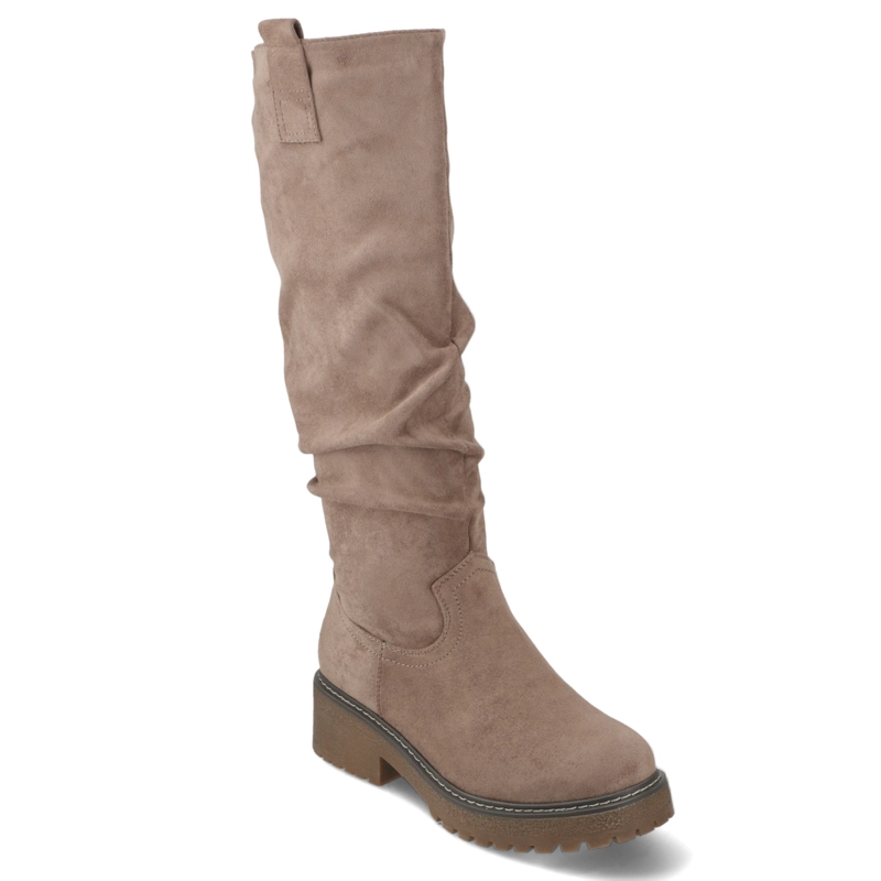 BOTA PLANA TAUPE NEW WALK - 1