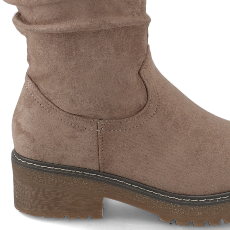 BOTA PLANA TAUPE NEW WALK - 6