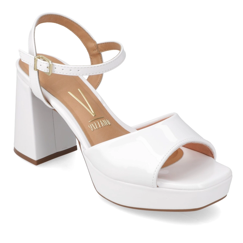 SANDALIA TACO ANCHO  FIESTA BLANCO VIZZANO MUJER - 1