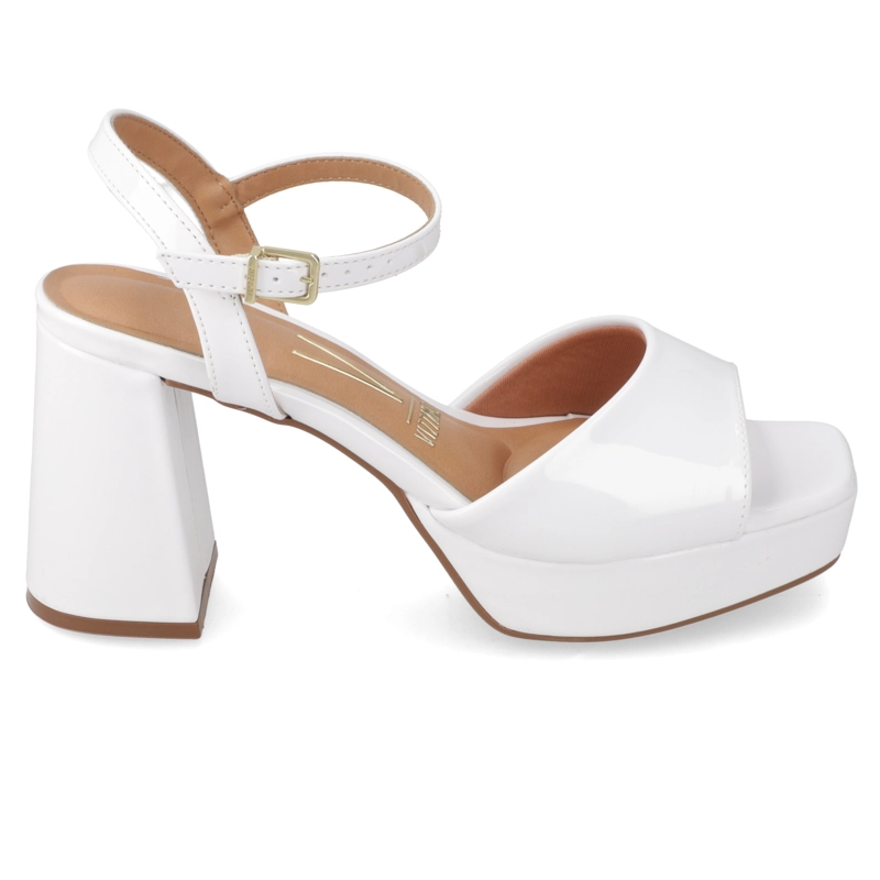 SANDALIA TACO ANCHO  FIESTA BLANCO VIZZANO MUJER - 2