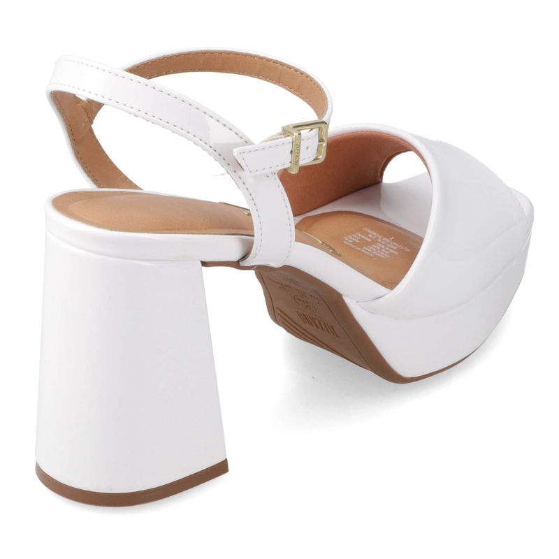 SANDALIA TACO ANCHO  FIESTA BLANCO VIZZANO MUJER - 5