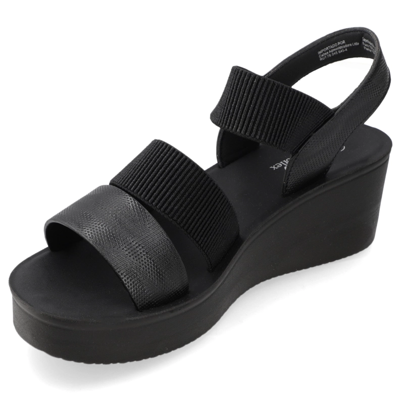 SANDALIA TACO MUJER NEW WALK NEGRO - 3
