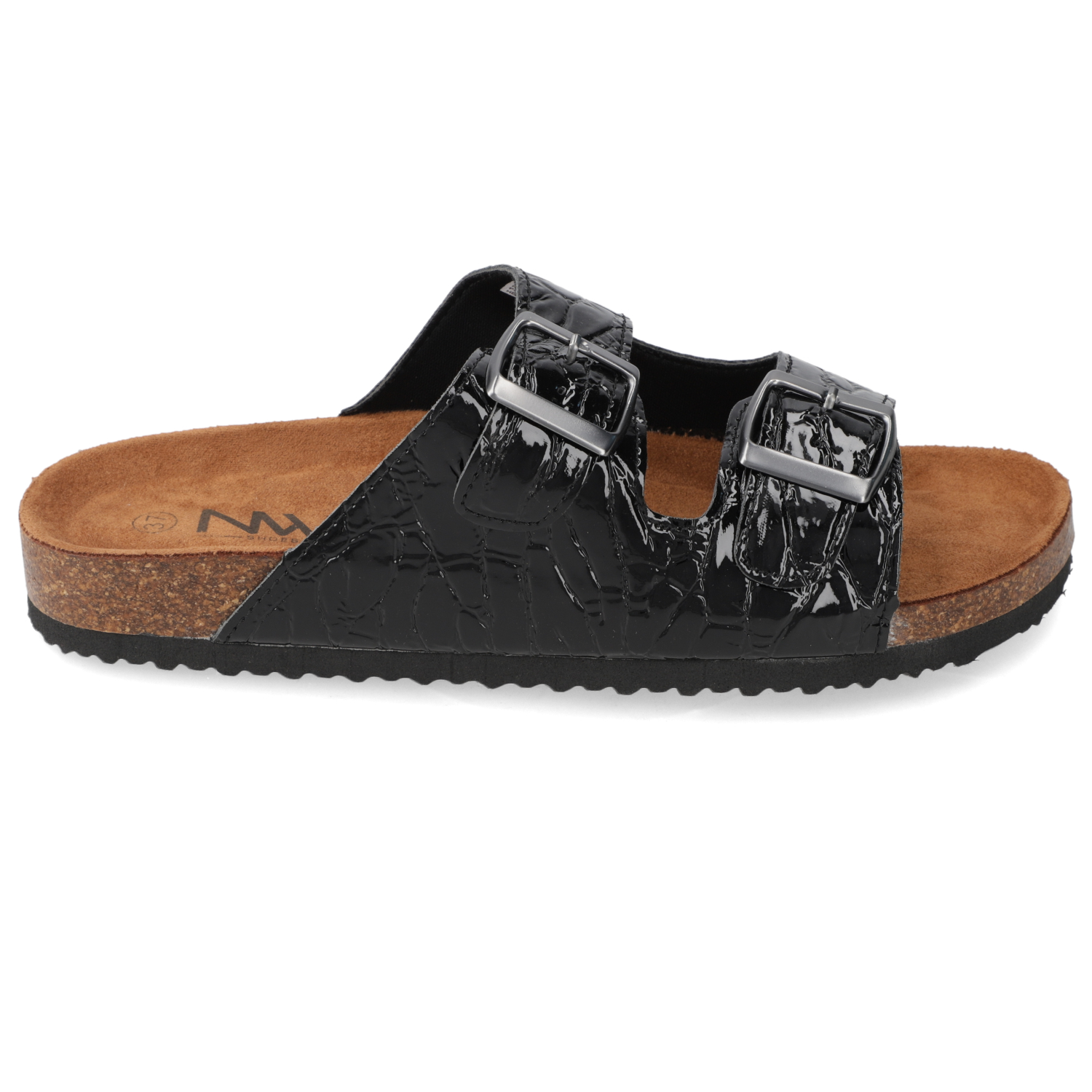 SANDALIA PLANA MUJER NEW WALK NEGRO - 2