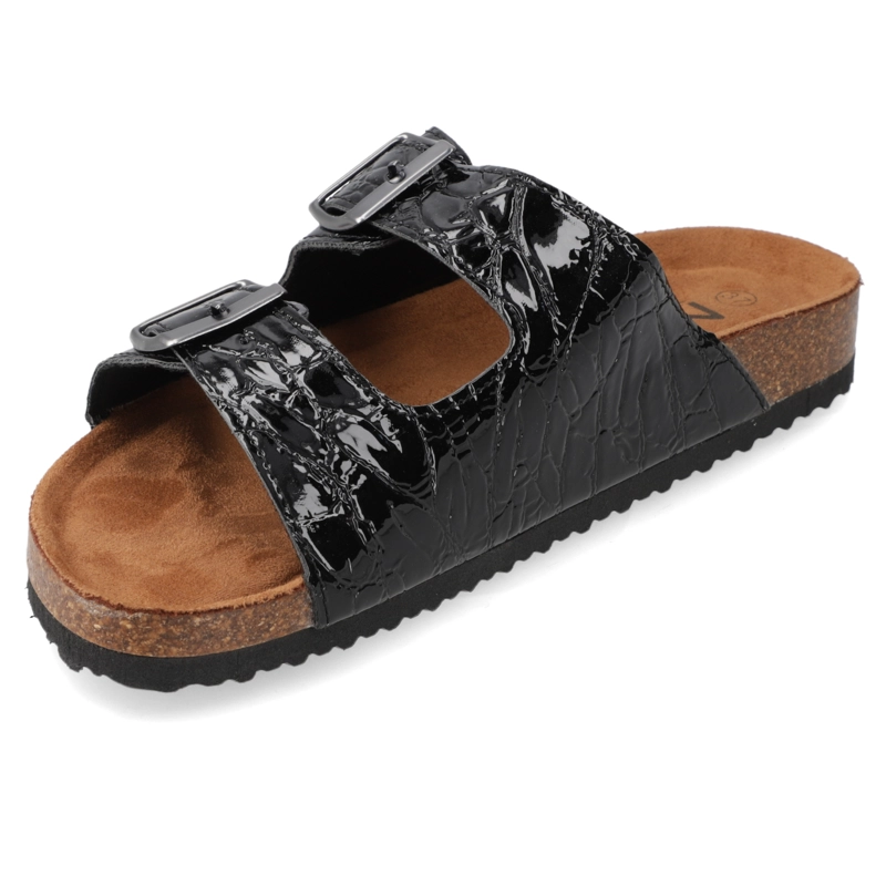 SANDALIA PLANA MUJER NEW WALK NEGRO - 3