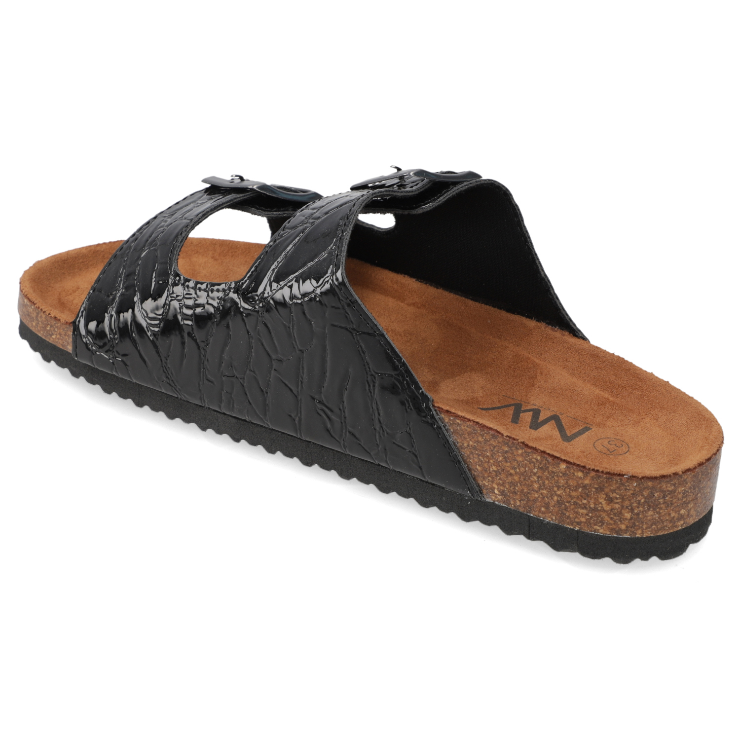 SANDALIA PLANA MUJER NEW WALK NEGRO - 4