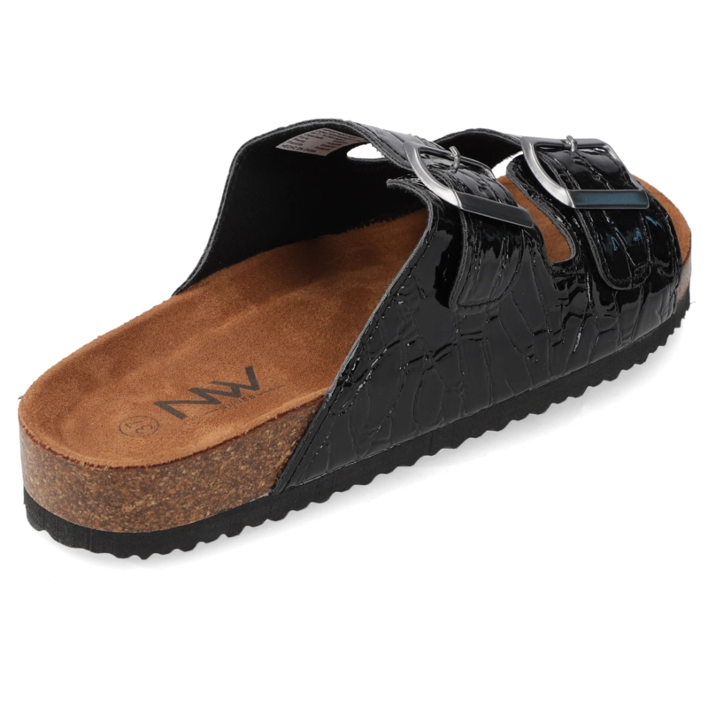 SANDALIA PLANA MUJER NEW WALK NEGRO - 5