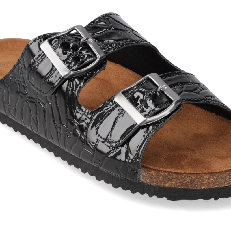 SANDALIA PLANA MUJER NEW WALK NEGRO - 6