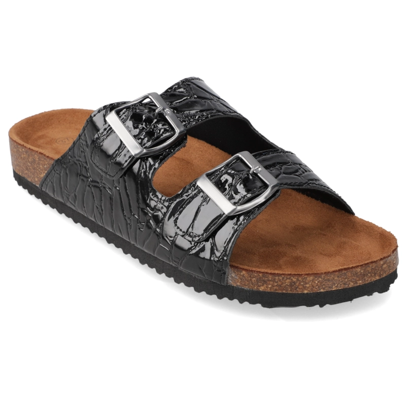 SANDALIA PLANA MUJER NEW WALK NEGRO - 7