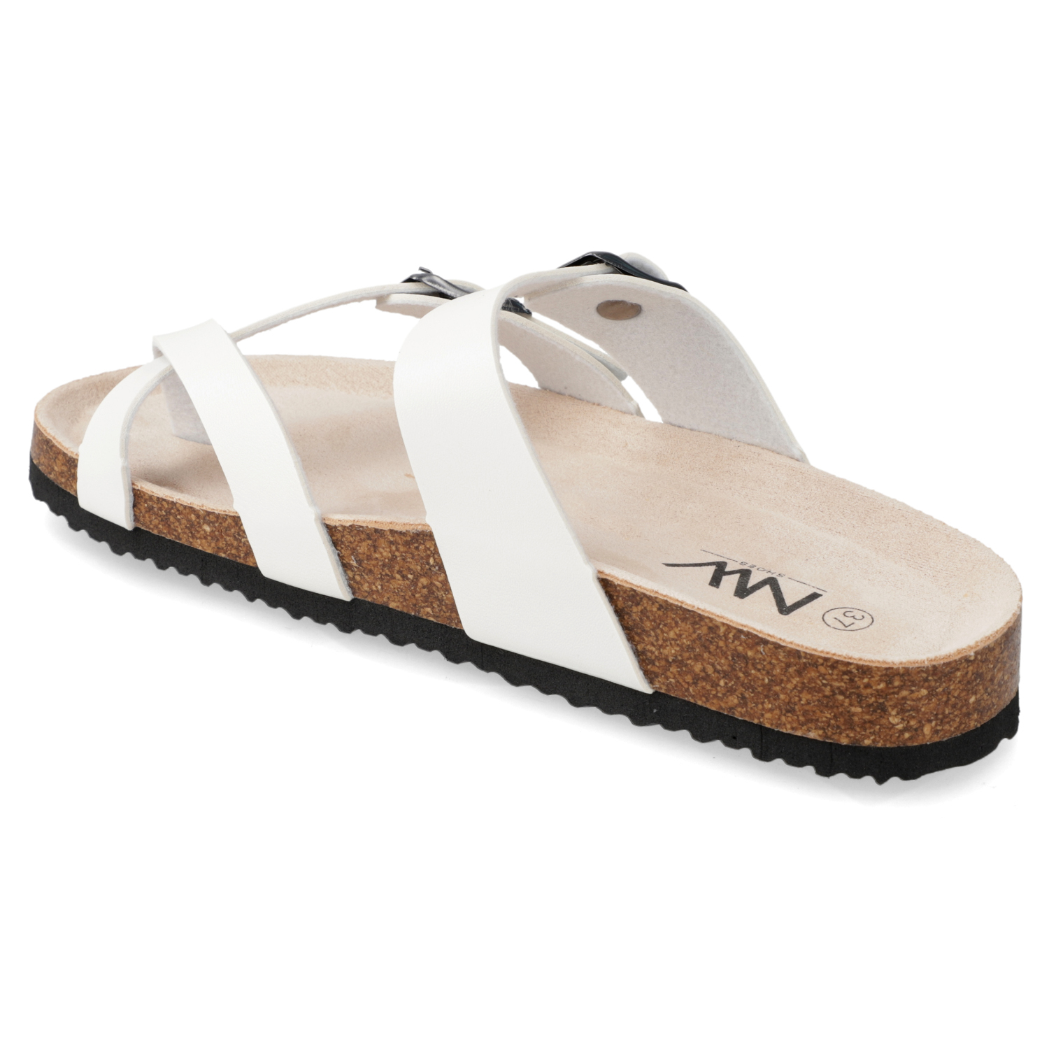 SANDALIA PLANA MUJER NEW WALK BLANCO - 4