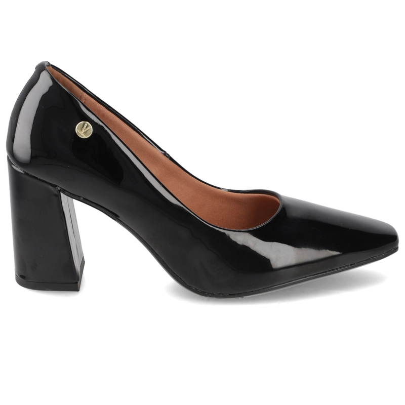ZAPATO TACO ANCHO NEGRO CHAROL VIZZANO - 2