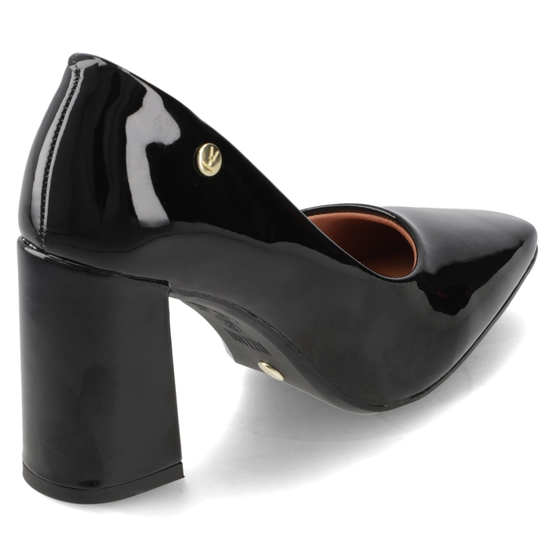 ZAPATO TACO ANCHO NEGRO CHAROL VIZZANO - 5