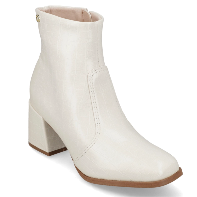 BOTIN MUJER BLANCO OFF MOLECA - 1
