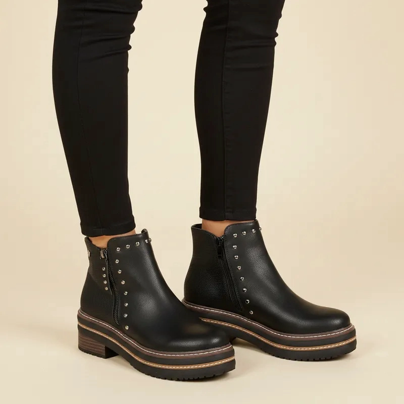 BOTIN MUJER  NEW WALK NEGRO - 2