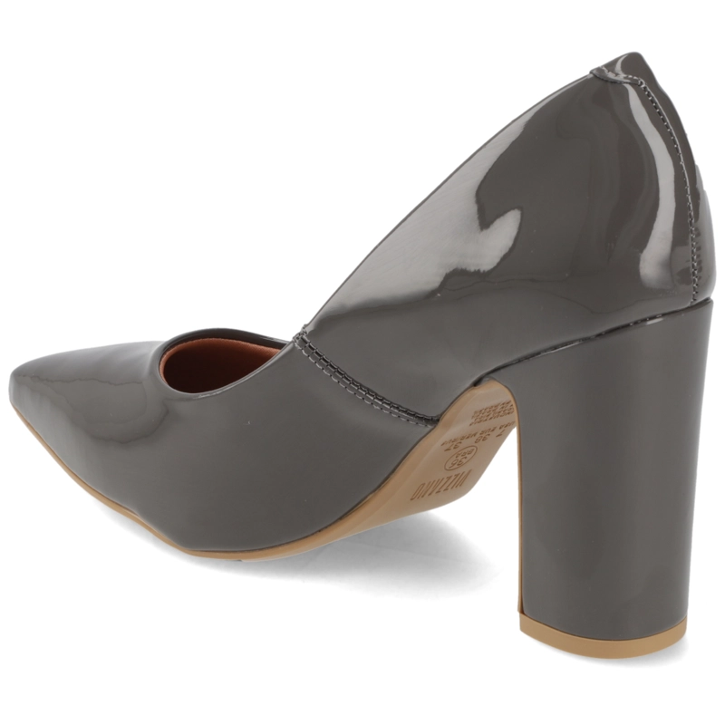 ZAPATO TACO ANCHO GRIS VIZZANO - 4