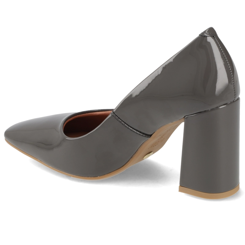 ZAPATO MUJER TACO ANCHO GRIS VIZZANO - 4