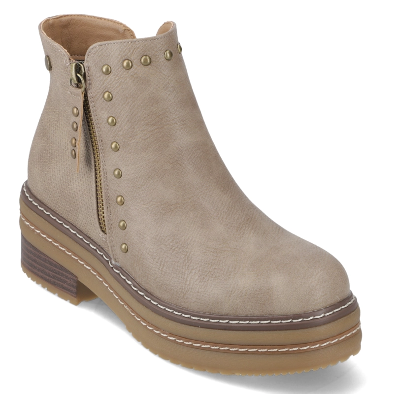 BOTIN MUJER BEIGE NEW WALK - 1