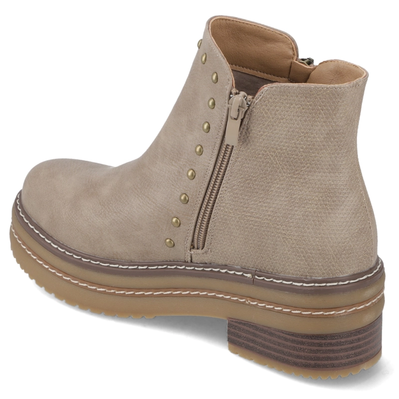 BOTIN MUJER BEIGE NEW WALK - 4