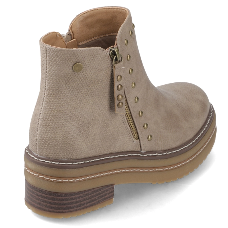 BOTIN MUJER BEIGE NEW WALK - 5