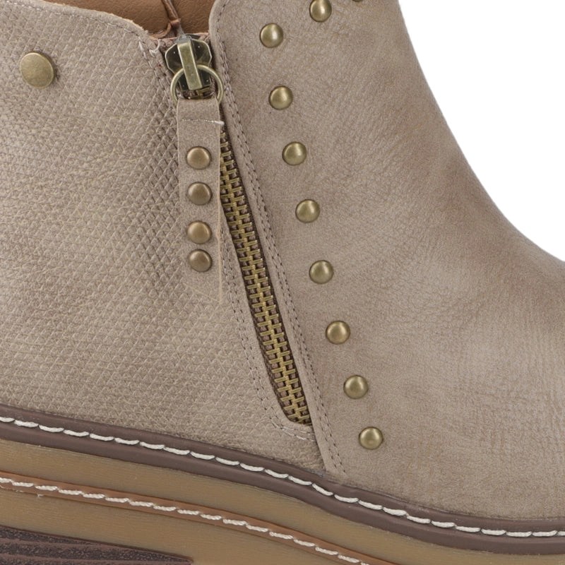 BOTIN MUJER BEIGE NEW WALK - 7