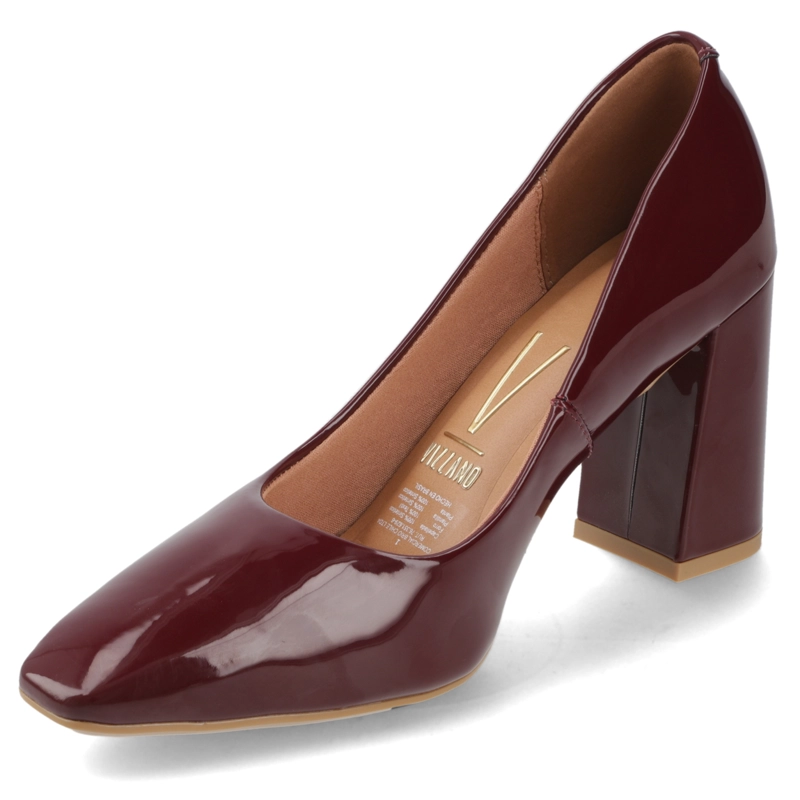 ZAPATO TACO ANCHO VINO VIZZANO - 3