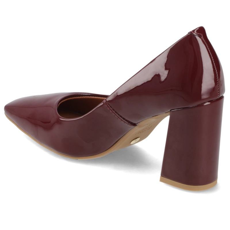 ZAPATO TACO ANCHO VINO VIZZANO - 4