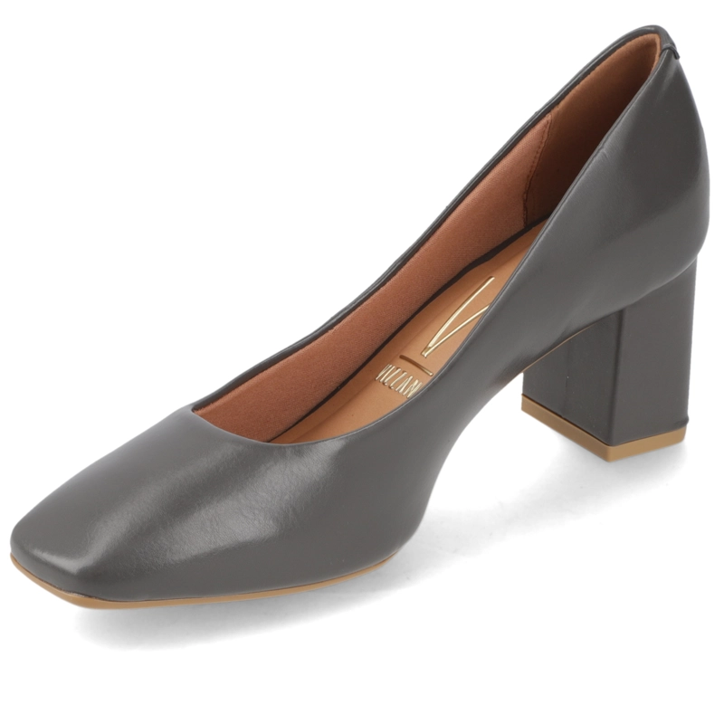 ZAPATO TACO CUADRADO GRIS VIZZANO - 3