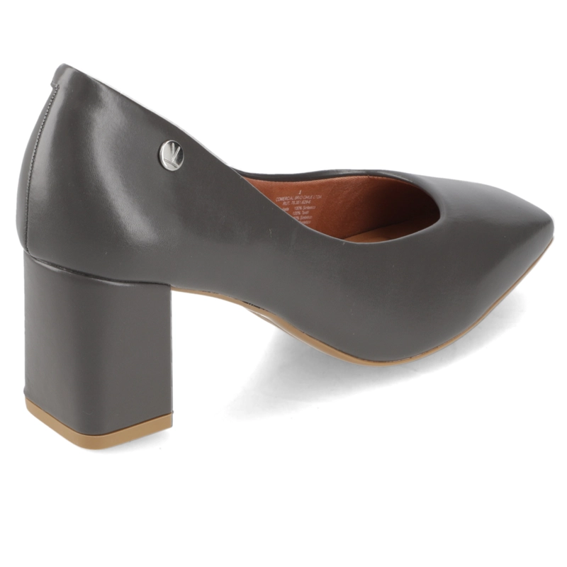 ZAPATO TACO CUADRADO GRIS VIZZANO - 5
