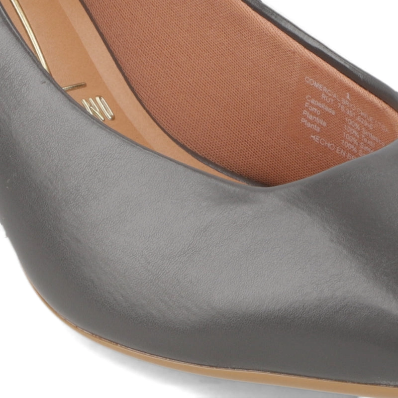 ZAPATO TACO CUADRADO GRIS VIZZANO - 7