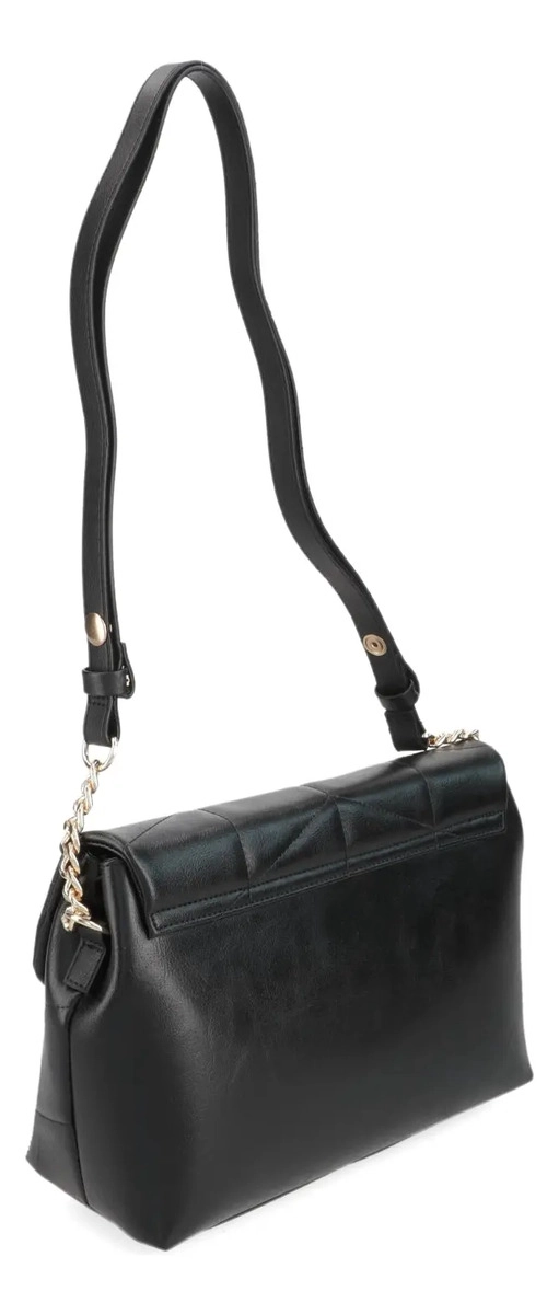 CARTERA BANDOLERA NEGRA VIZZANO DETALLE METALICO - 3