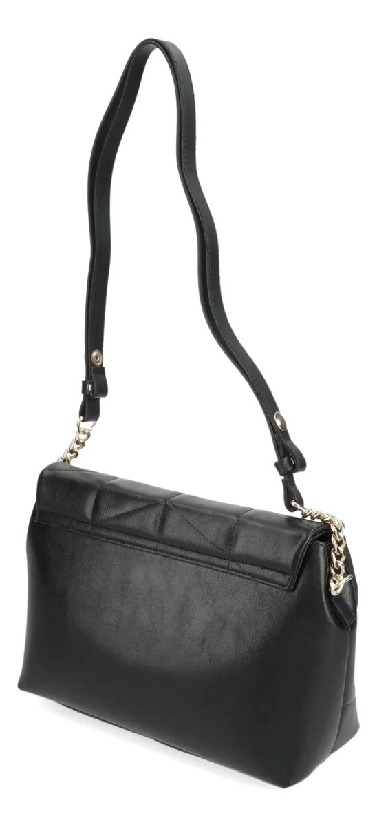 CARTERA BANDOLERA NEGRA VIZZANO DETALLE METALICO - 4
