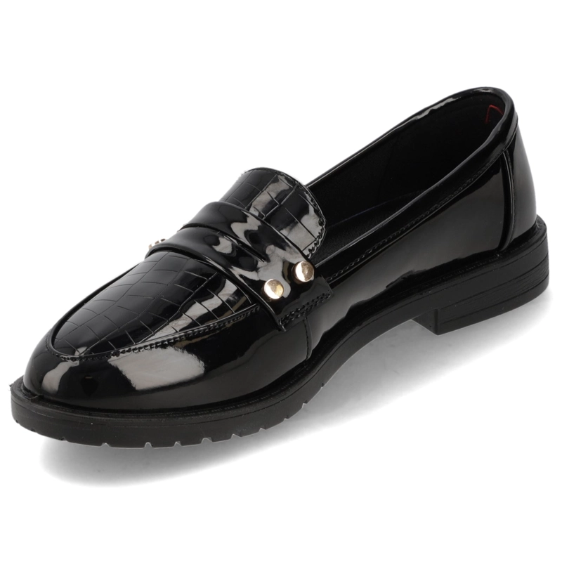 MOCASIN NEGRO CHAROL NEW WALK - 4