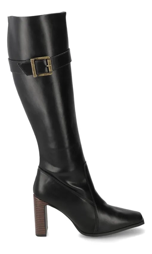 BOTA TACO MUJER  VIZZANO NEGRO - 1