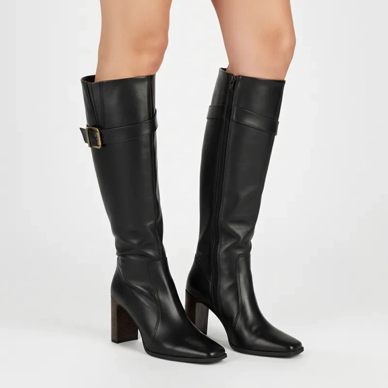 BOTA TACO MUJER  VIZZANO NEGRO - 2
