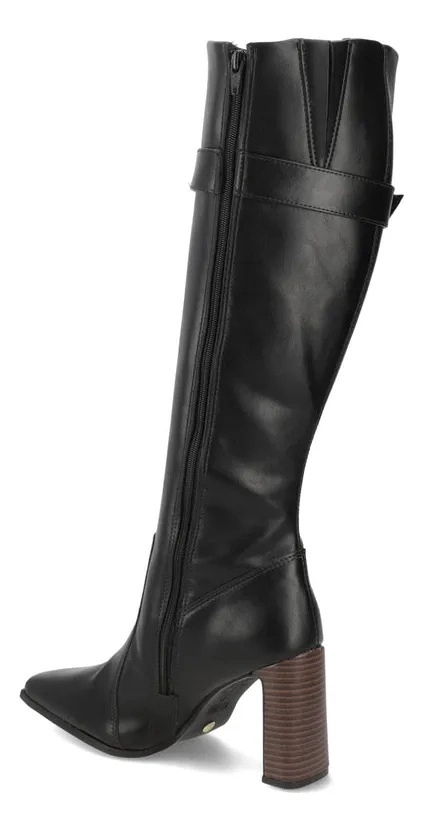BOTA TACO MUJER  VIZZANO NEGRO - 6