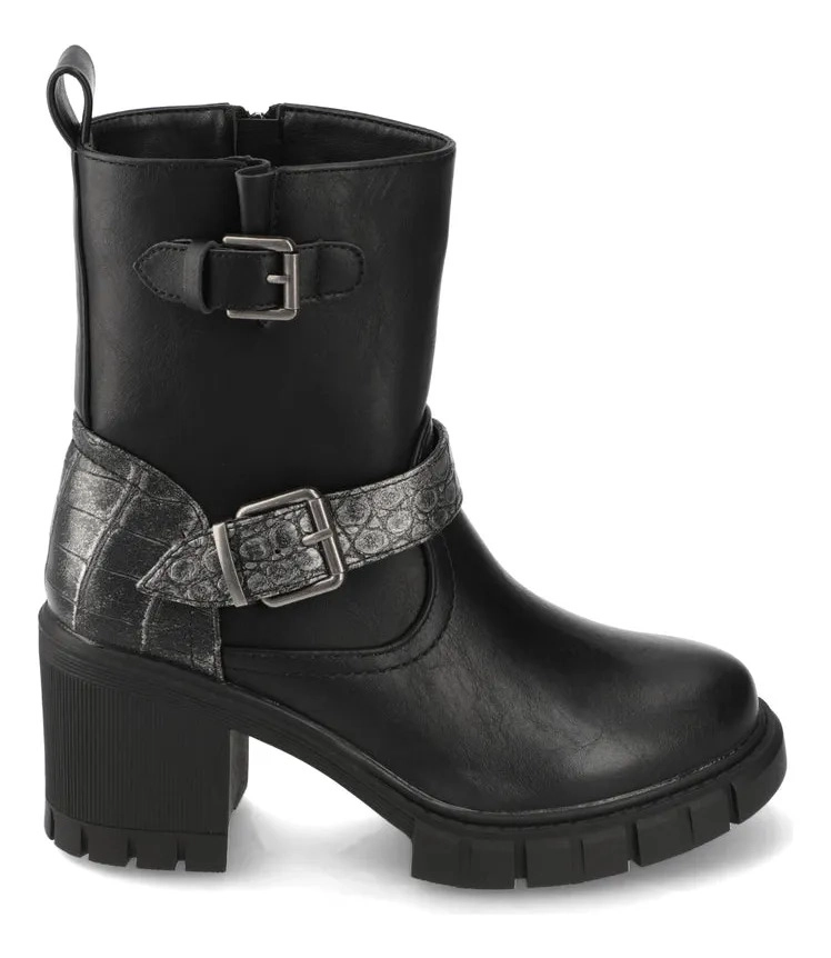 BOTIN CORREA NEW WALK NEGRO - 1