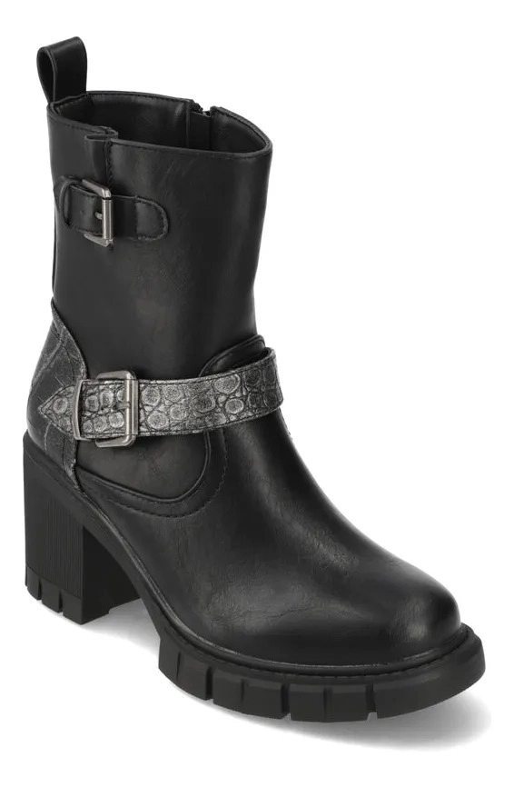 BOTIN CORREA NEW WALK NEGRO - 4