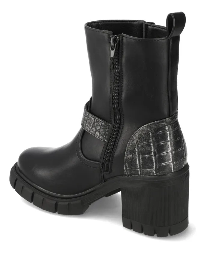 BOTIN CORREA NEW WALK NEGRO - 6