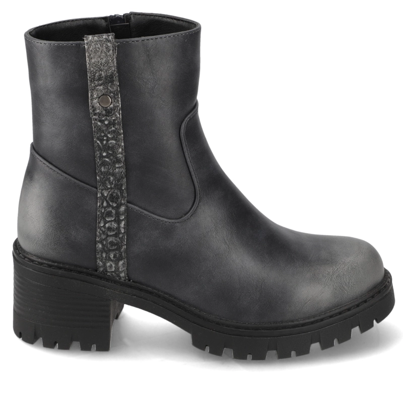 BOTIN MUJER  CHUNKY NEW WALK NEGRO - 2