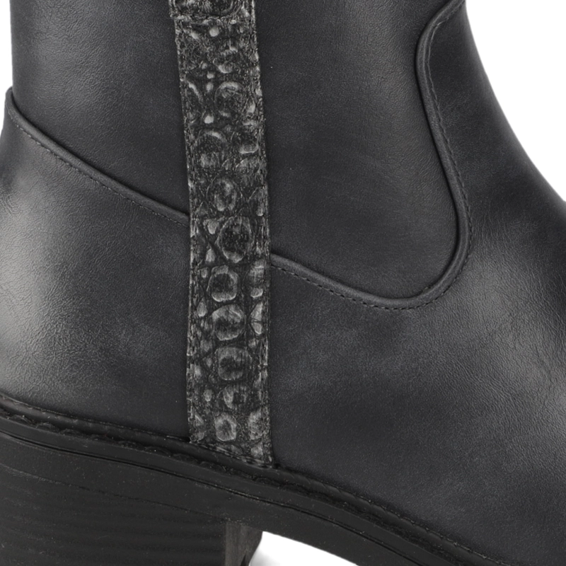 BOTIN MUJER  CHUNKY NEW WALK NEGRO - 6