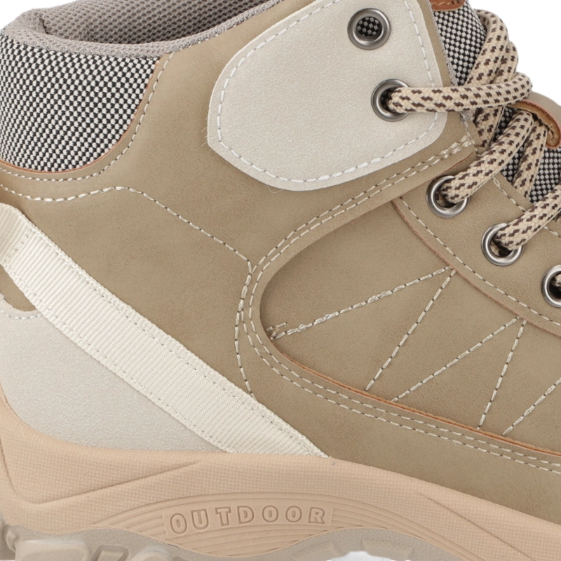 BOTIN OUTDOOR MUJER NEW WLAK BEIGE - 7