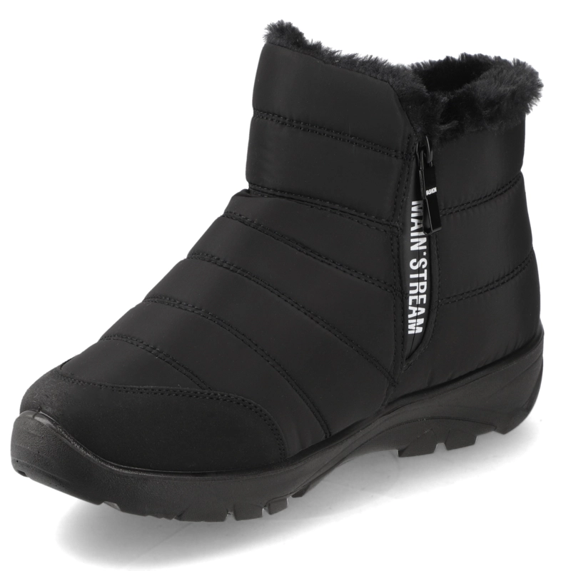 BOTIN FORRADO NEGRO NEW WALK - 3