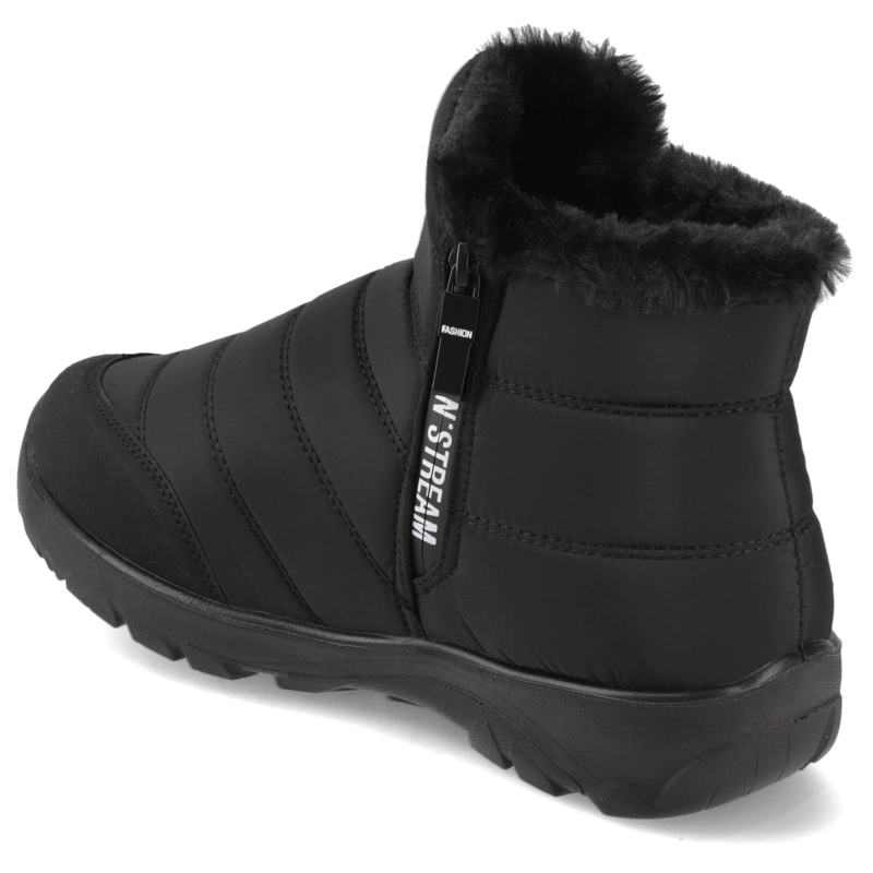BOTIN FORRADO NEGRO NEW WALK - 4
