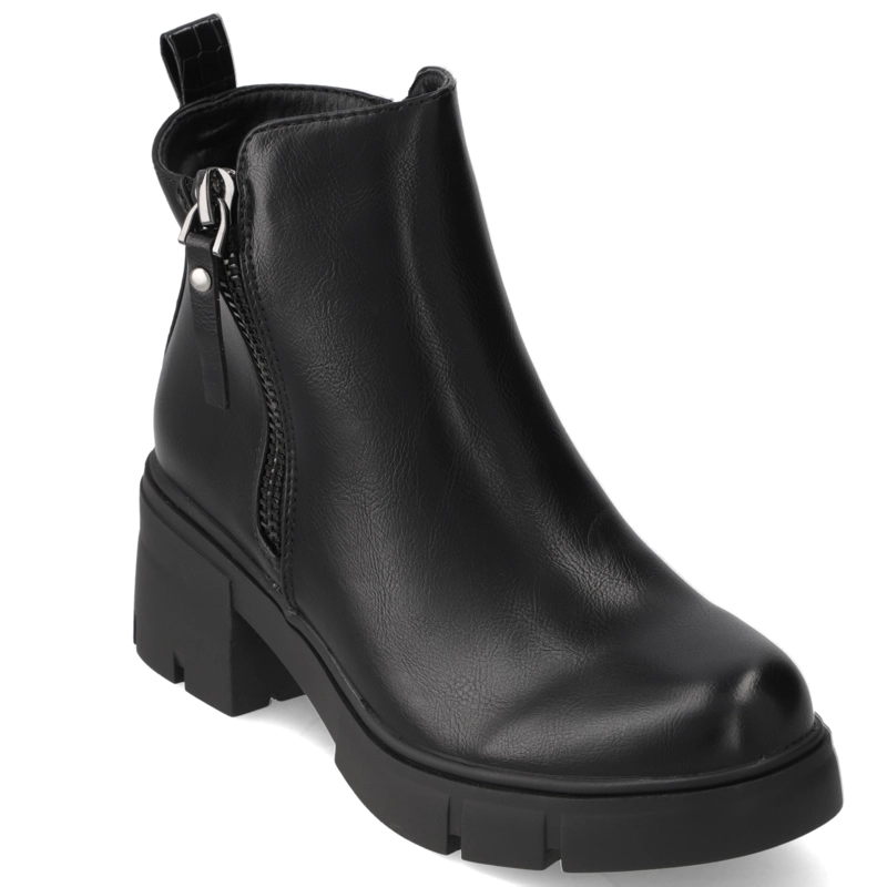 BOTIN MUJER PLATAFORMA NEGRO NEW WALK - 1