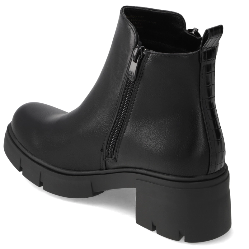 BOTIN MUJER PLATAFORMA NEGRO NEW WALK - 4