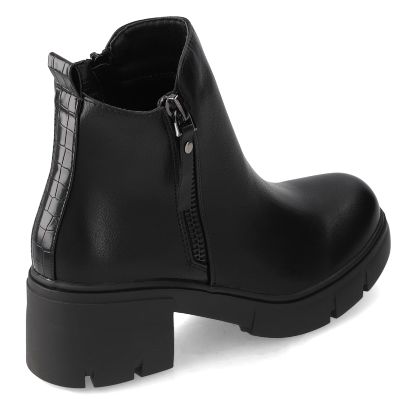 BOTIN MUJER PLATAFORMA NEGRO NEW WALK - 5